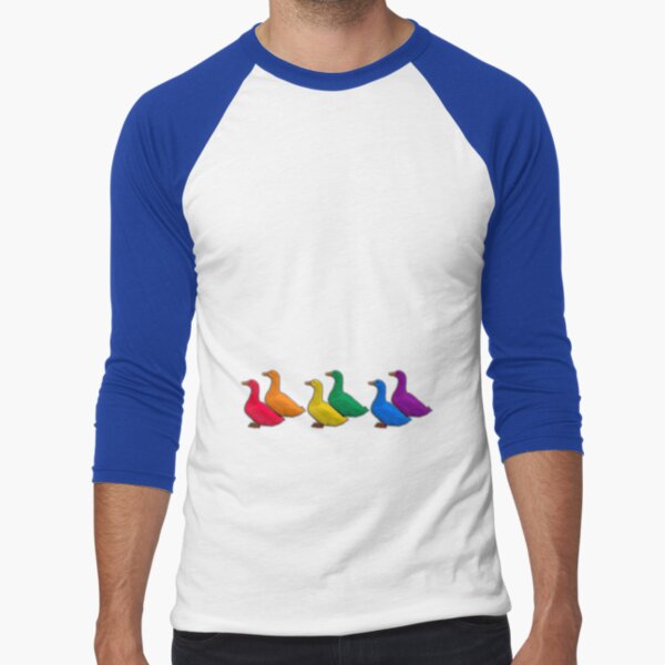 Queer Ducks Baseball ¾ Sleeve T-Shirt
