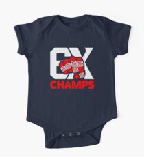 Limited Edition 6x Champs Tom Brady Tb12, New England Patriots, 6 Rings, Shirts, Mugs & Hoodies Short Sleeve Baby One-Piece