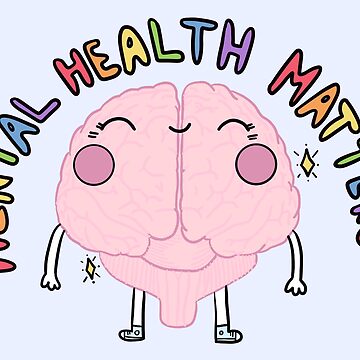 Artwork thumbnail, Mental Health Matters - Brain by crystaldraws
