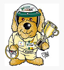 Elliot the Champion - White Photographic Print