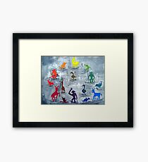 Colour Wheel Framed Print