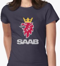 Saab logo products Women's Fitted T-Shirt