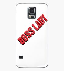 Boss Lady Red Hülle & Skin für Samsung Galaxy