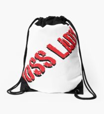 Boss Lady Red Rucksackbeutel