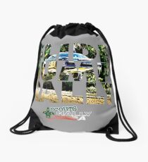 Slide Jump Rally - Colour/Grey Drawstring Bag