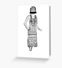 prohibition and curls Greeting Card