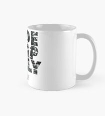Slide Jump Rally - Black & White/White Mug