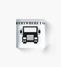 Trucker Acrylblock