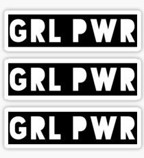 GRL PWR girl power Sticker