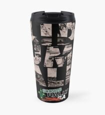 Slide Jump Rally - Black Travel Mug