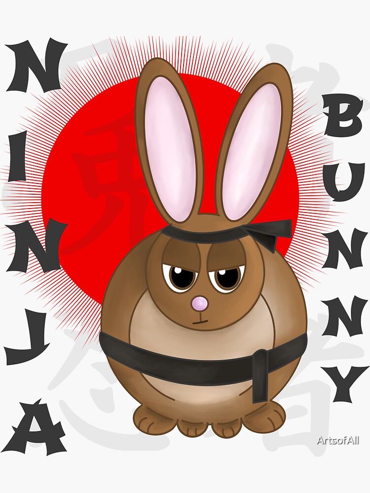 Ninja Bunny by ArtsofAll