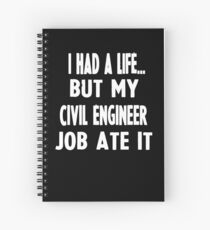 Cuaderno de espiral Regalos divertidos para ingenieros civiles