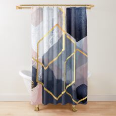 Abstract Landscape Shower Curtain
