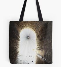 light at the end of the tunnel Tote Bag