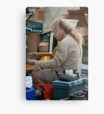 Tuning Metal Print
