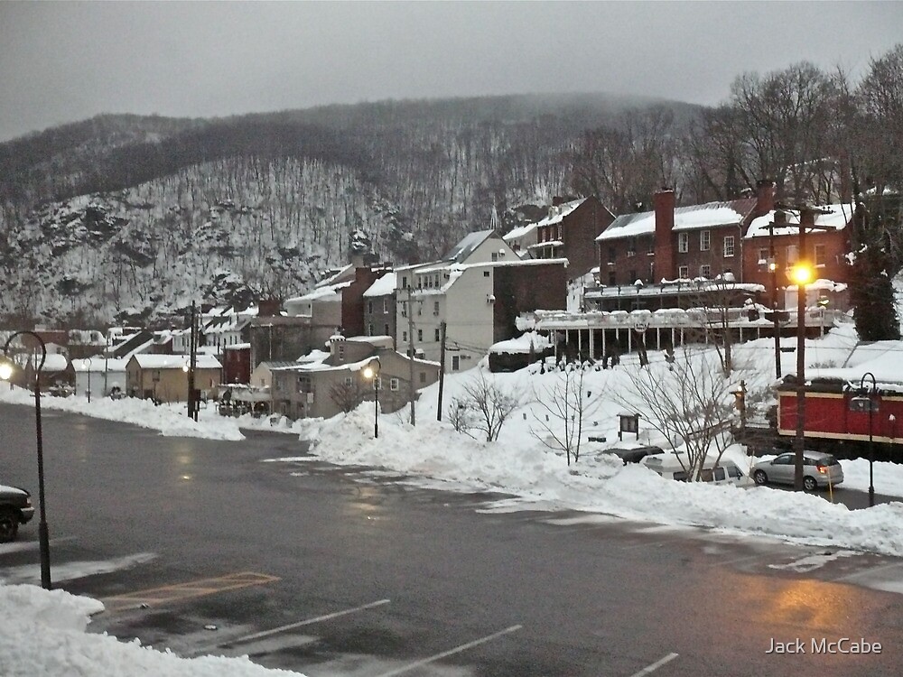 "Winter Evening Harper's Ferry West Virginia © 2010" by Jack McCabe