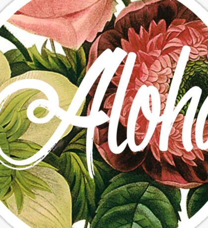 Aloha: Stickers | Redbubble