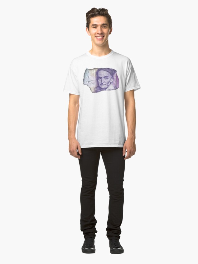 Alternate view of Carl Friedrich Gauss..mathematician Classic T-Shirt