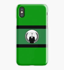 Anonymous Flag by Chillee Wilson iPhone Case