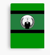 Anonymous Flag by Chillee Wilson Canvas Print