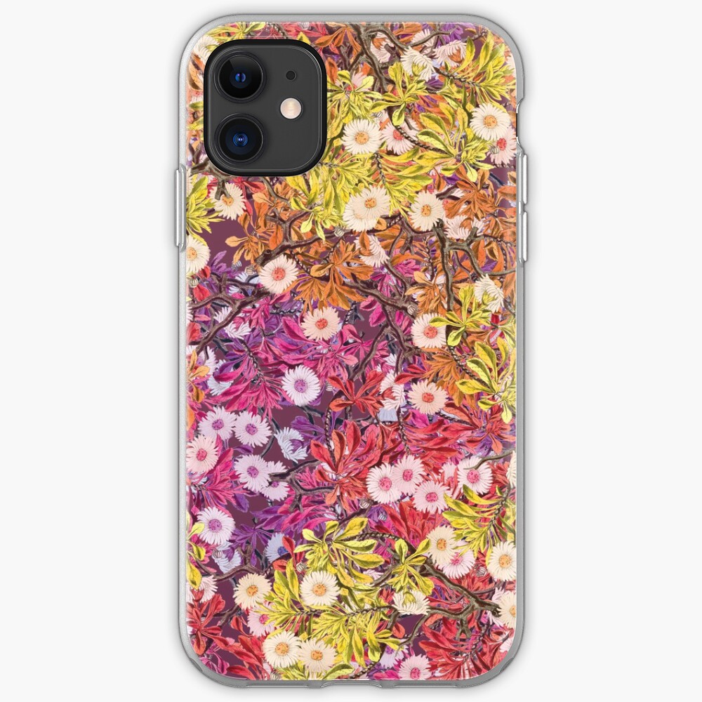 Floral Psychedelic Pattern iPhone Case & Cover