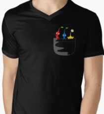 Pikmin Pocket Tee Men's V-Neck T-Shirt