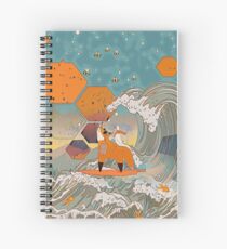 The fox and the duck Spiral Notebook