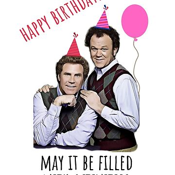 Artwork thumbnail, Happy birthday, Step brothers, The Step Brothers, Brennan Huff, Dale Doback, gift, present, ideas by avit1