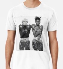 Jean Michel Basquiat und Andy Warhol Boxing Tee Männer Premium T-Shirts