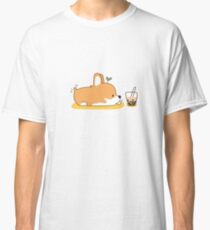 Corgi und Bubble Tea Classic T-Shirt