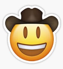 Cowboy emoji yeehaw Sticker