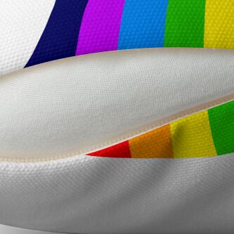 Alternative Ansicht von Gay USA Rainbow Flag - American LGBT Stars and Stripes Dekokissen