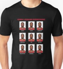 Kawhi Ausdrücke Unisex T-Shirt