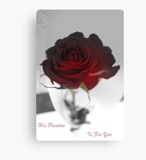 His Passion Canvas Print
