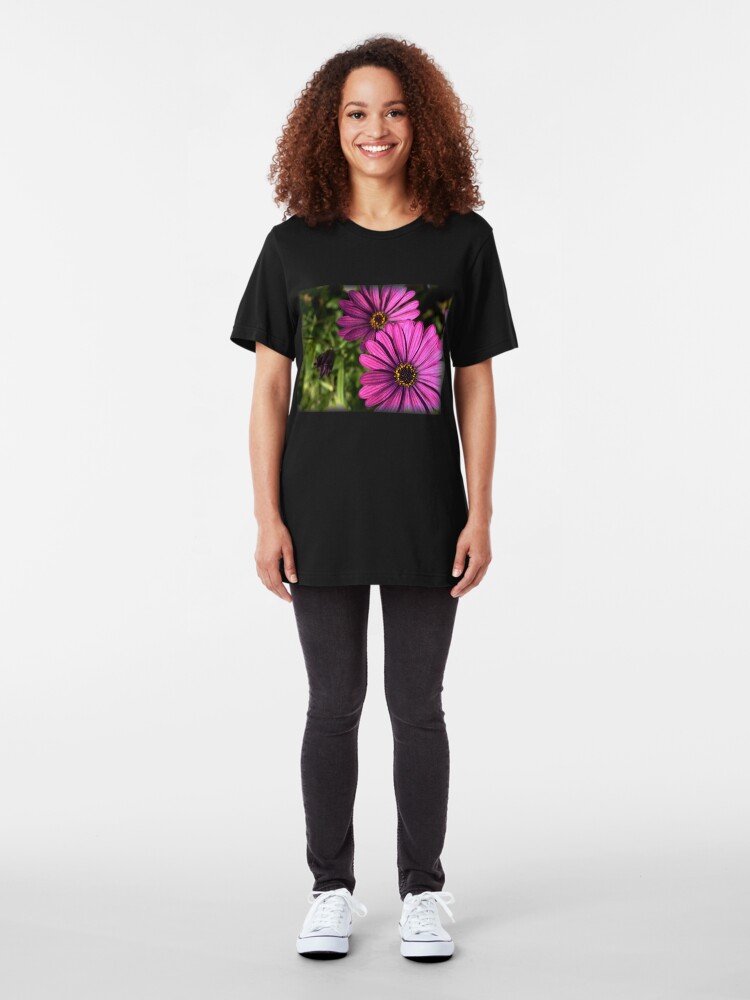 Alternate view of Purple Explosion 2 Slim Fit T-Shirt