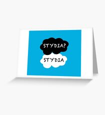 Stydia? Stydia. Greeting Card