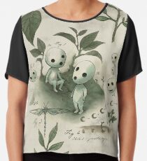 Natural History - Forest Spirit studies Chiffon Top
