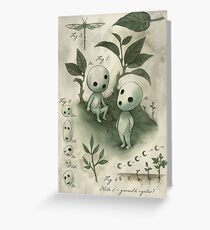 Natural History - Forest Spirit studies Greeting Card