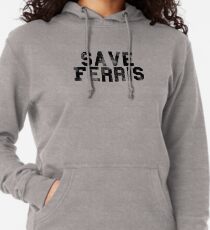Speichern Sie das Ferris-Black Weathered-Logo Leichter Hoodie