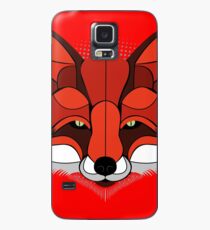 Herr roter Fuchs | tierische Darstellung Hülle & Klebefolie für Samsung Galaxy