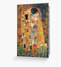 Gustav Klimt - The kiss Greeting Card
