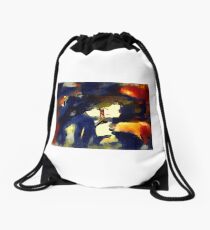 Hard times Drawstring Bag