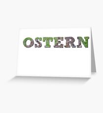 Liebe Ostern Grußkarte