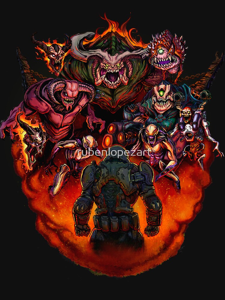 Fight like Hell 2 T-Shirt by rubenlopezart