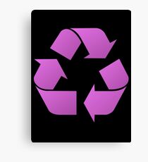 Recycle Symbol by Chillee Wilson Canvas Print