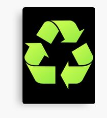 Recycle Symbol by Chillee Wilson Canvas Print