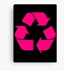 Recycle Symbol by Chillee Wilson Canvas Print