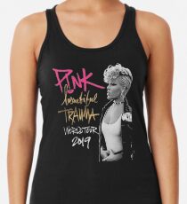 SCHÖNE TRAUMA WORLD TOUR Racerback Tank Top