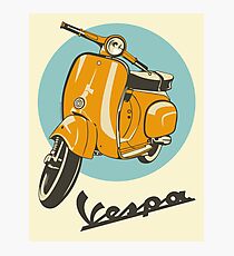 Classic Vespa Photographic Print