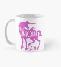 Crazy Unicorn lady in purple Mug